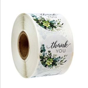 Plant Lover 500 Self Adhesive Thank You‎ Stickers